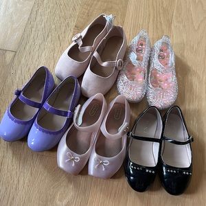 Lot of shoes Gymboree Mini Melissa Old Navy Children’s Place Wonder Nation 10 11